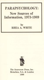 Frontispiece of Parpasychology New Sources of Information by Rhea White